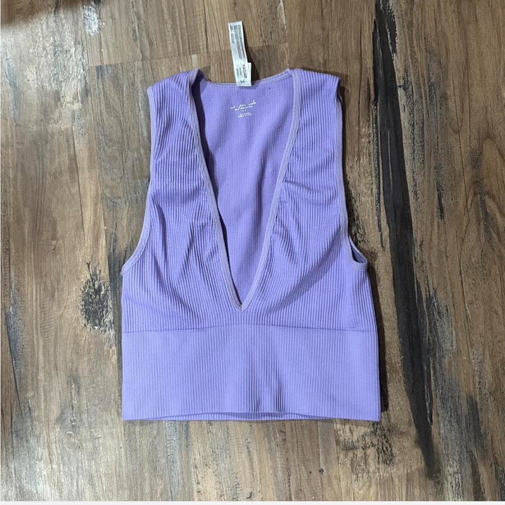 Urban Outfitters Lavender Ribbed Tank Top